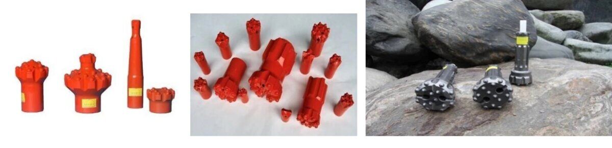 Button drill bits in a range of diameters