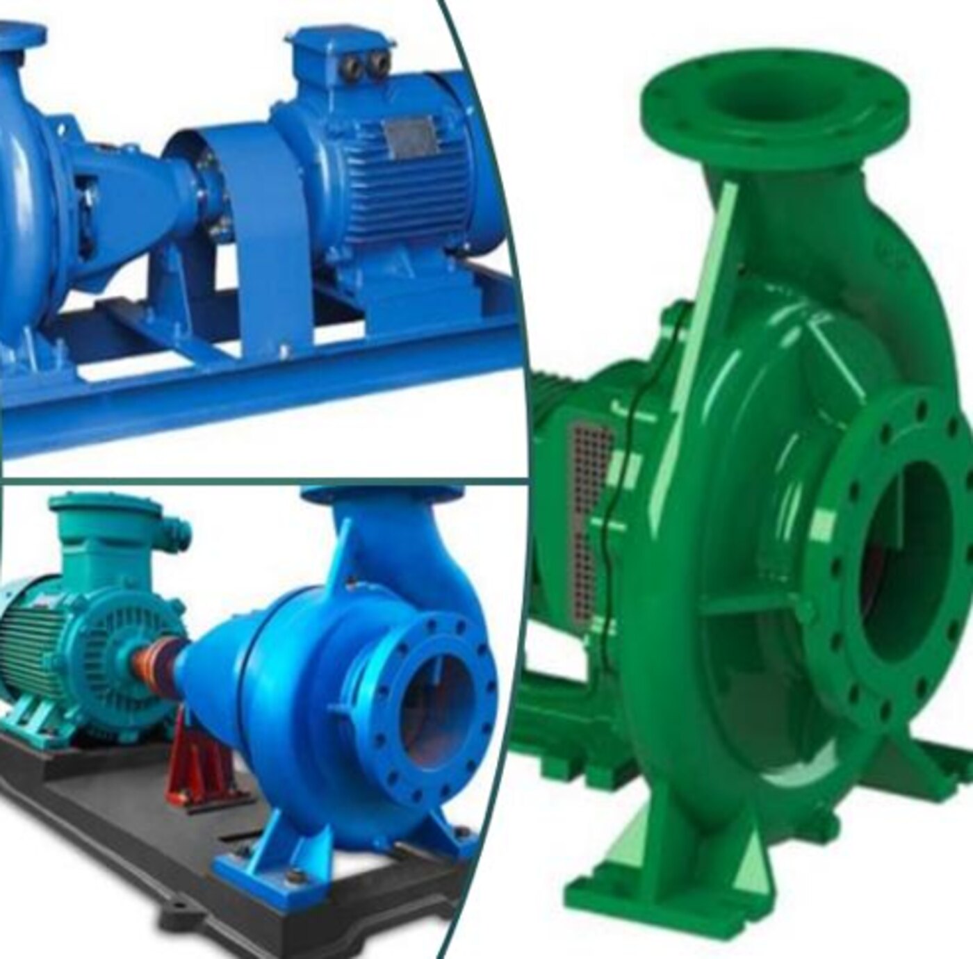 Pump and motor sets stripped, repaired and tested